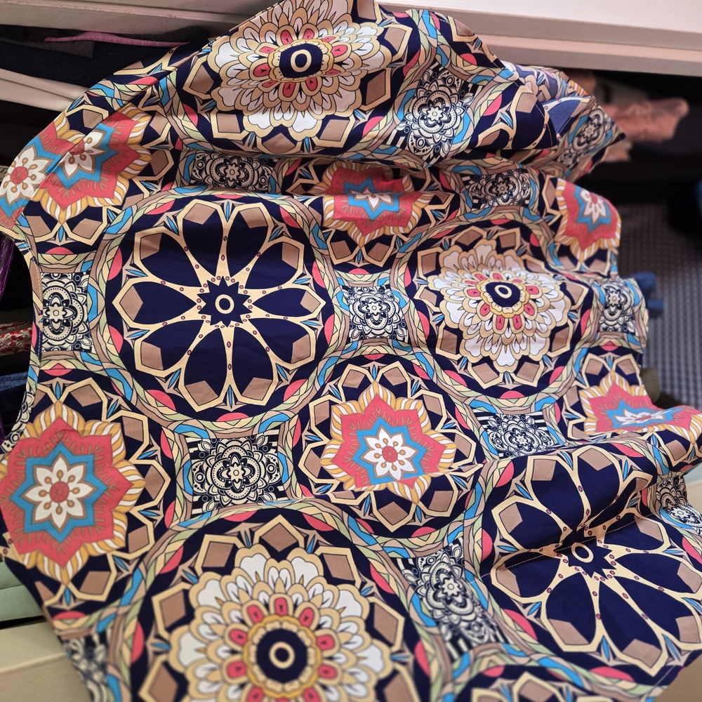 Colorful Geometric Patterned Dress - Picture 4 of 4
